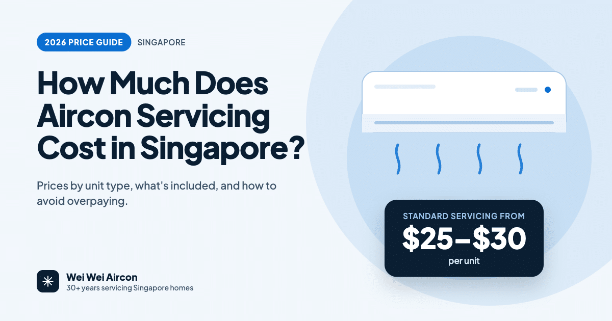 Aircon Servicing Cost in Singapore