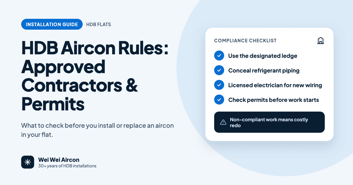 HDB Aircon Rules