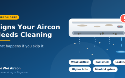 Signs Your Aircon Needs Cleaning (And What Happens If You Skip It)