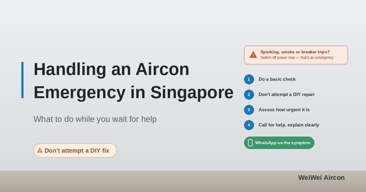 How to Handle an Aircon Emergency in Singapore