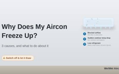 Why Does My Aircon Freeze Up in Singapore?