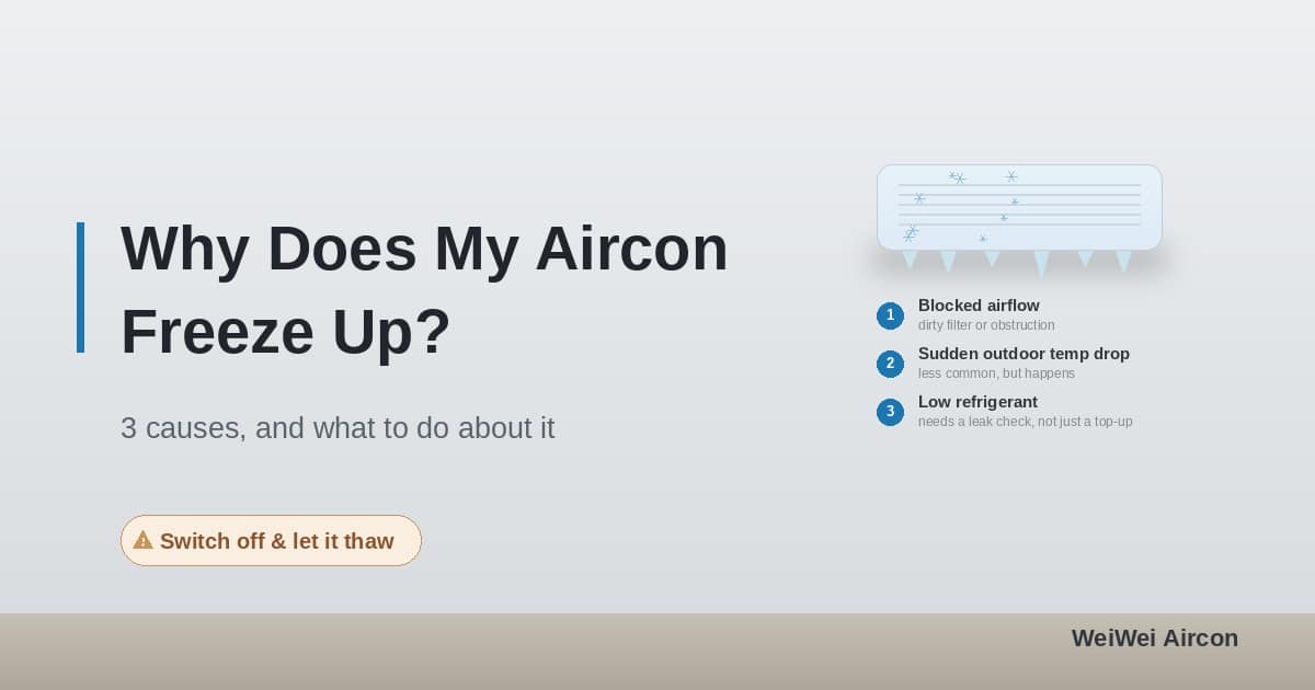 Why Does My Aircon Freeze Up in Singapore?