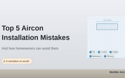 The Top 5 Aircon Installation Mistakes Homeowners Make in Singapore
