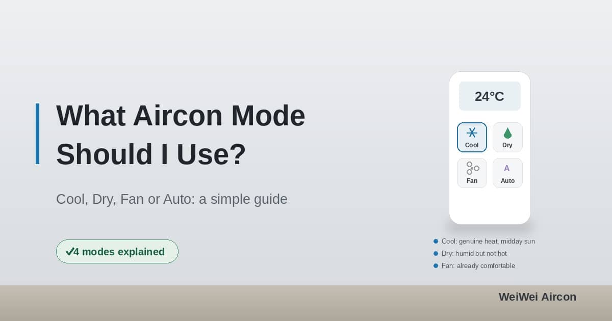 What Mode Should I Use For My Aircon?
