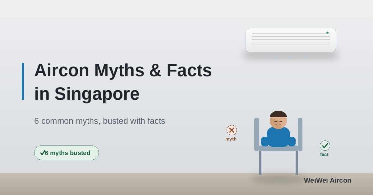Common Myths & Facts on Aircon Servicing in Singapore