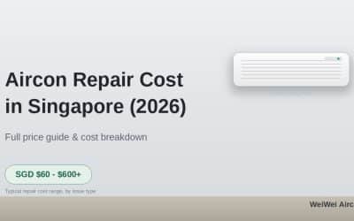 Aircon Repair Cost Singapore 2026