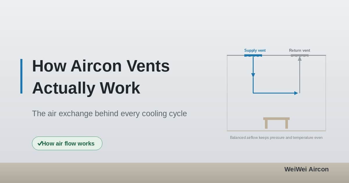 Aircon Vents in Singapore: How They Work