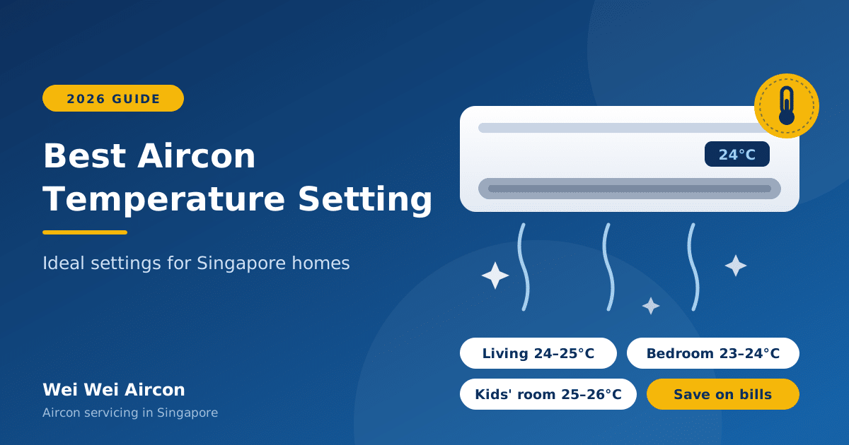Best aircon temperature setting in Singapore – ideal room temperatures guide by Wei Wei Aircon