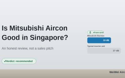 Is Mitsubishi Aircon Good in Singapore?
