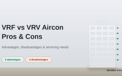 Advantages and Disadvantages of a VRF and VRV Air Conditioning System
